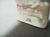 Native American Huge Vintage Hopi Sterling Silver Manuel Hoyungwa Sterling Silver Bracelet-Nativo Arts