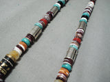 One Of The Best Authentic Vintage Native American Navajo Thomas Singer Sterling Silver Necklace-Nativo Arts