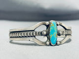 Marvelous Vintage Native American Navajo Royston Turquoise Sterling Silver Bracelet Signed-Nativo Arts