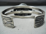 Opulent Vintage Native American Navajo Henry Morgan Turquoise Sterling Silver Bracelet-Nativo Arts