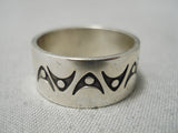 Marvelous Important Peshlakai Turquoise Silver Native American Navajo Ring-Nativo Arts