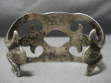 Very Old Vintage Navajo Sterling Silver Bracelet Native American Old-Nativo Arts
