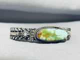 Al Jake Important Vintage Native American Navajo Royston Turquoise Sterling Silver Bracelet-Nativo Arts