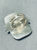 Top Five Inlayers Native American Navajo Turquoise Sterling Silver Monument Valley Ring-Nativo Arts