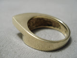 Magnificent Vintage Navajo 14k Gold Opal Native American Ring-Nativo Arts