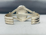Important Vintage Native American Navajo Green Turquoise Sterling Silver Bracelet-Nativo Arts