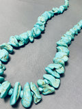 274 Grams Nugget Turquoise Vintage Native American Navajo Necklace-Nativo Arts
