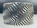 One Of The Most Detailed Ever Native American Navajo Sterling Silver Bracelet-Nativo Arts