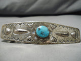 Superlative Vintage Navajo Platero Sterling Silver Native American Barrette-Nativo Arts