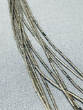 Breathtaking Vintage Native American Navajo Sterling Silver Necklace-Nativo Arts