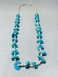 Incredible Vintage Native American Navajo Turquoise Sterling Silver Necklace-Nativo Arts