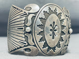 Astounding Vintage Native American Navajo Sterling Silver Bracelet-Nativo Arts