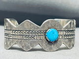 One Of The Most Detailed Micro Carvings Vintage Native American Navajo Sterling Silver Bracelet-Nativo Arts