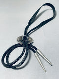 Unique Vintage Native American Navajo Silver Dollar Coin Sterling Silver Bolo-Nativo Arts