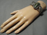 Incredible Vintage Native American Navajo Royston Turquoise Sterling Silver Bracelet-Nativo Arts