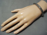 Important Sunny Reeves Vintage Native American Navajo Sterling Silver Bracelet-Nativo Arts