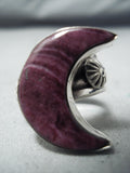 Dynamic Navajo Purple Spiny Oyster Sterling Silver Ring Native American-Nativo Arts