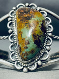 Very Rare Vintage Native American Navajo Royston Turquoise Sterling Silver Bracelet-Nativo Arts