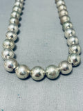 Dazzling Vintage Native American Navajo Sterling Silver Necklace-Nativo Arts