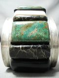 One Of Best Ever Large Wrist Vintage Native American Navajo Turquoise Sterling Silver Bracelet-Nativo Arts