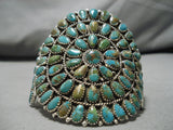 Amazing Ray Tafoya Turquoise Native American Sterling Silver Bracelet-Nativo Arts