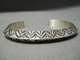 Amazing Native American Sterling Silver Bracelet Cuff-Nativo Arts