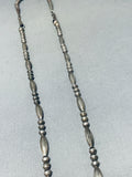 Unbelievable Vintage Native American Navajo Royston Turquoise Sterling Silver Necklace-Nativo Arts