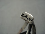 Famous Mystery Artist Vintage Native American Navajo Turquoise Sterling Silver Bracelet Old-Nativo Arts