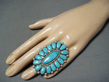 Very Important Alice Quam Vintage Native American Zuni Turquoise Sterling Silver Ring-Nativo Arts