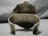 Native American The Best Vintage Santo Domingo Cawin Calabaza Turquoise Sterling Silver Bracelet-Nativo Arts