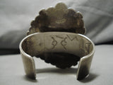 Native American The Best Vintage Santo Domingo Cawin Calabaza Turquoise Sterling Silver Bracelet-Nativo Arts