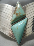 Incredible!! Vintage Native American Navajo Royston Turquoise Sterling Silver Bracelet-Nativo Arts