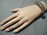 So Thick So Heavy Navajo Sterling Silver Native American Bracelet-Nativo Arts