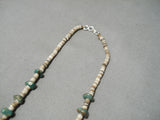 Native American Wonderful Vintage Santo Domingo Royston Turquoise Heishi Necklace-Nativo Arts