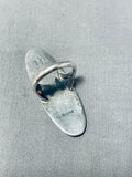 One Of The Most Heavily Detailed Vintage Native American Navajo Domed Sterling Silver Ring-Nativo Arts