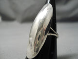 Important Vintage Native American Navajo Kirk Smith Sterling Silver Bubble Ring Old-Nativo Arts