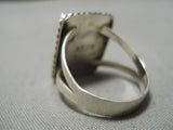 Important Shiprock Artist Vintage Native American Navajo Royston Turquoise Sterling Silver Ring-Nativo Arts