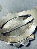 One Of The Best Vintage Native American Navajo Rainbow Calsilica Sterling Silver Bracelet-Nativo Arts