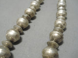 Incredible Vintage Navajo Sterling Silver Native American Necklace-Nativo Arts
