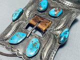 Museum 600+ Gram Vintage Native American Navajo Turquoise Sterling Silver Concho Belt-Nativo Arts