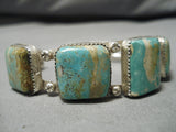 Rare Herb Tsosie Vintage Native American Navajo Royston Turquoise Sterling Silver Bracelet-Nativo Arts