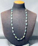 Native American Marvelous Santo Domingo Royston Turquoise Heishi Sterling Silver Necklace-Nativo Arts