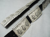 Best Robbie Becenti Vintage Native American Navajo Kokopelli Sterling Silver Concho Belt-Nativo Arts