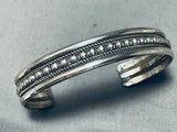 Wonderful Vintage Native American Navajo Sterling Silver Bracelet-Nativo Arts