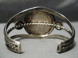 Thick Vintage Native American Navajo 1921 Coin Sterling Silver Bracelet Old-Nativo Arts