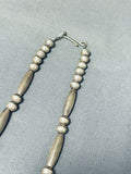 Marvelous Vintage Native American Navajo Sterling Silver Necklace-Nativo Arts