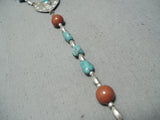 One Of The Best Vintage Native American Navajo Turquoise Sterling Silver Rosary Necklace-Nativo Arts