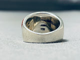 Eye-catching Native American Navajo Spiny Oyster Sterling Silver Ring-Nativo Arts