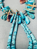 One Of The Finest Vintage Native American Navajo Turquoise Jacla Animal Fetish Necklace-Nativo Arts