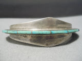 Native American Important Ben Nighthorsecampbell Turquoise Sterling Silver Vintage Bracelet-Nativo Arts